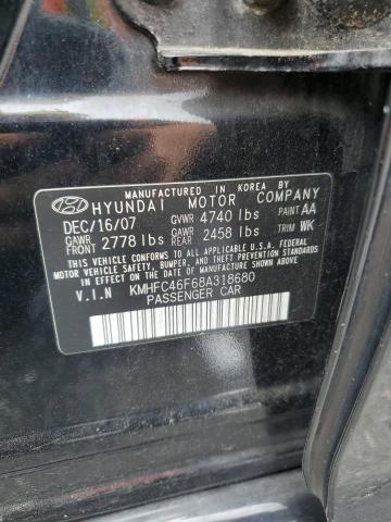 Photo 11 VIN: KMHFC46F68A318680 - HYUNDAI AZERA 