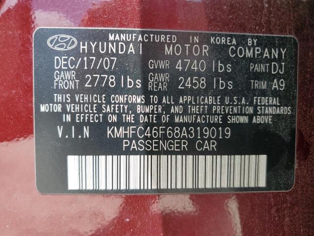 Photo 11 VIN: KMHFC46F68A319019 - HYUNDAI AZERA 