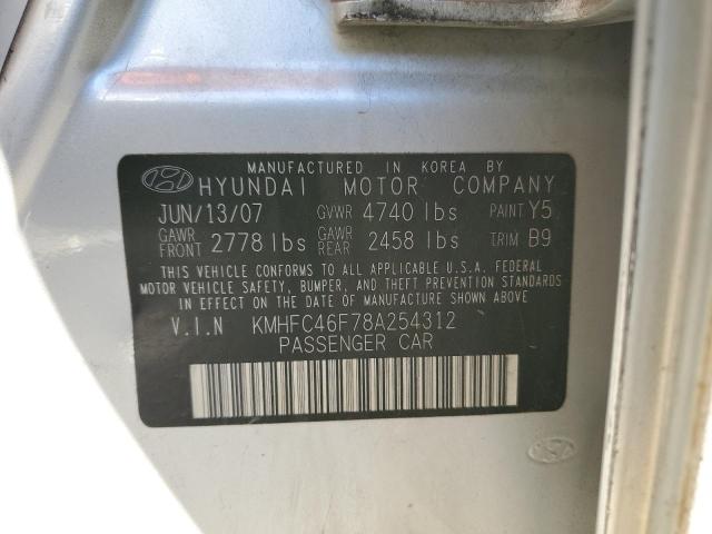 Photo 11 VIN: KMHFC46F78A254312 - HYUNDAI AZERA 