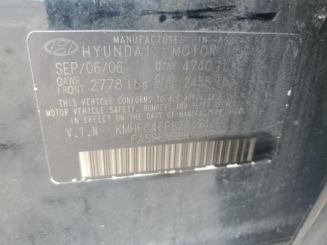 Photo 11 VIN: KMHFC46F87A154007 - HYUNDAI AZERA SE 