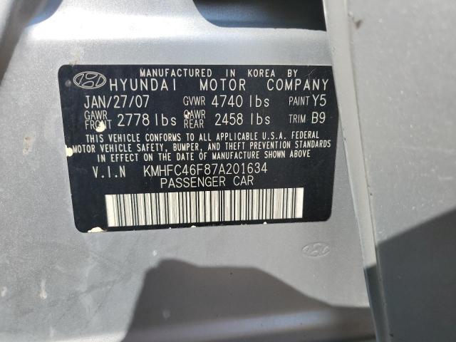 Photo 11 VIN: KMHFC46F87A201634 - HYUNDAI AZERA SE 