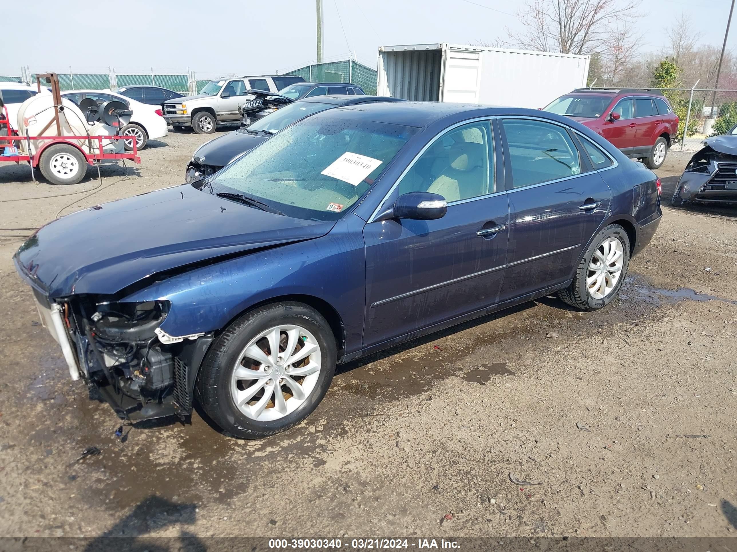 Photo 1 VIN: KMHFC46F88A263617 - HYUNDAI AZERA 