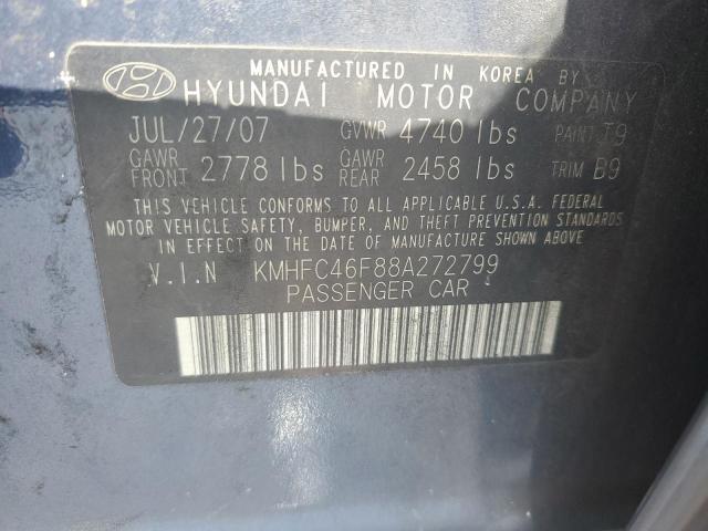 Photo 11 VIN: KMHFC46F88A272799 - HYUNDAI AZERA 