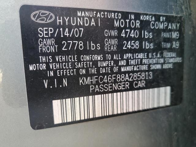 Photo 11 VIN: KMHFC46F88A285813 - HYUNDAI AZERA 