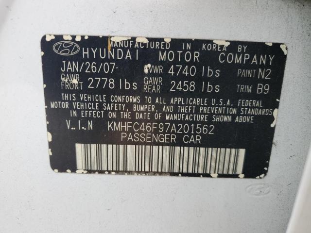 Photo 11 VIN: KMHFC46F97A201562 - HYUNDAI AZERA 