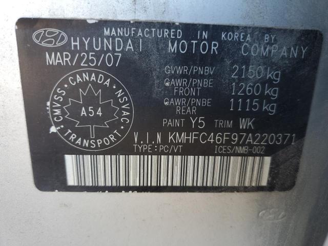 Photo 11 VIN: KMHFC46F97A220371 - HYUNDAI AZERA 