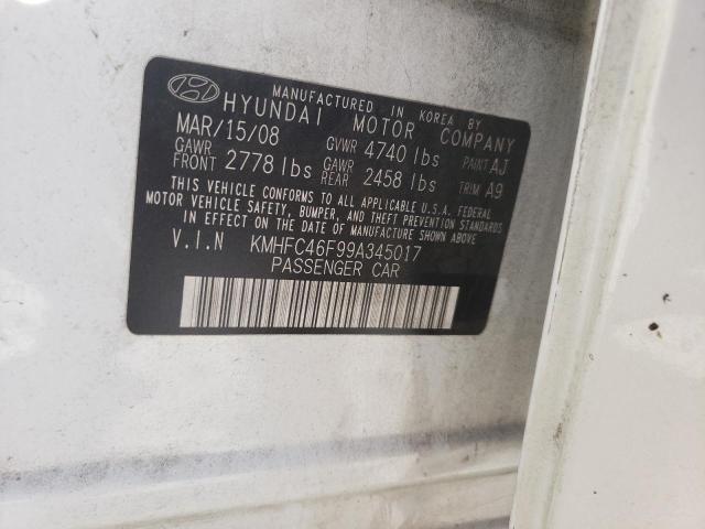 Photo 11 VIN: KMHFC46F99A345017 - HYUNDAI AZERA SE 