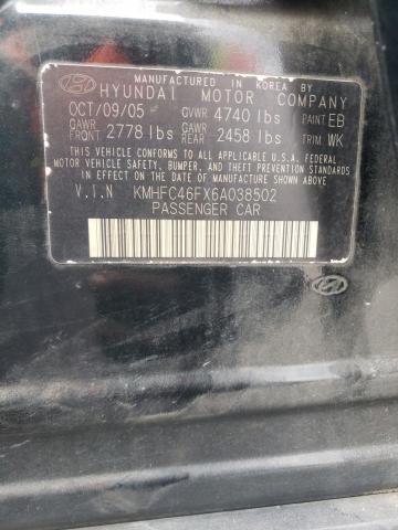 Photo 11 VIN: KMHFC46FX6A038502 - HYUNDAI AZERA 