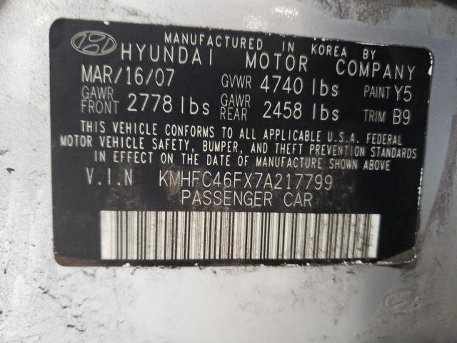 Photo 11 VIN: KMHFC46FX7A217799 - HYUNDAI AZERA SE 