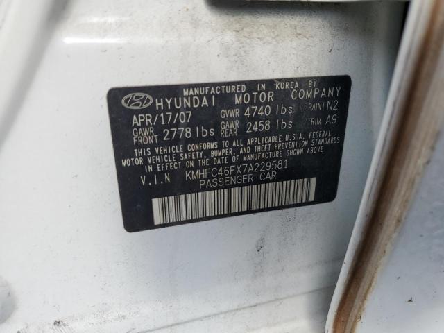 Photo 11 VIN: KMHFC46FX7A229581 - HYUNDAI AZERA 