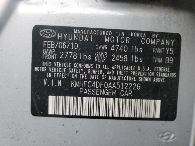 Photo 9 VIN: KMHFC4DF0AA512226 - HYUNDAI AZERA GLS 