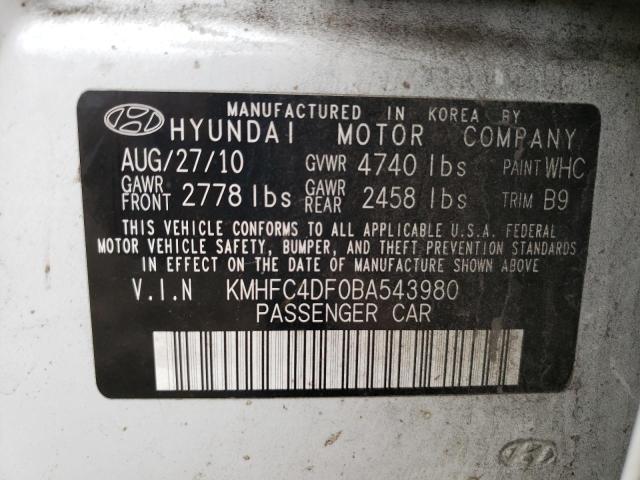 Photo 9 VIN: KMHFC4DF0BA543980 - HYUNDAI AZERA GLS 