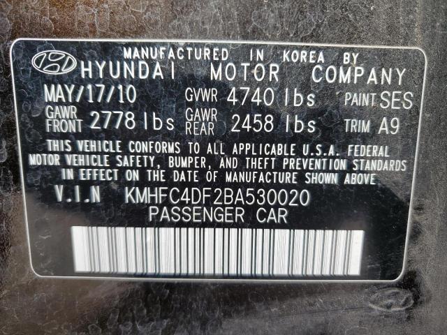 Photo 9 VIN: KMHFC4DF2BA530020 - HYUNDAI AZERA GLS 