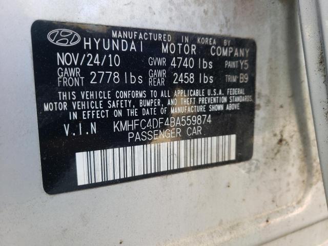 Photo 11 VIN: KMHFC4DF4BA559874 - HYUNDAI AZERA GLS 