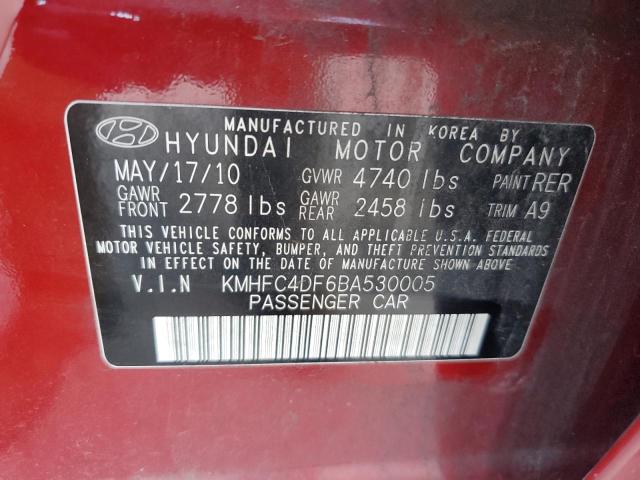 Photo 11 VIN: KMHFC4DF6BA530005 - HYUNDAI AZERA 