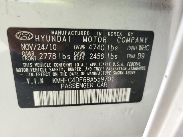 Photo 11 VIN: KMHFC4DF6BA559701 - HYUNDAI AZERA GLS 