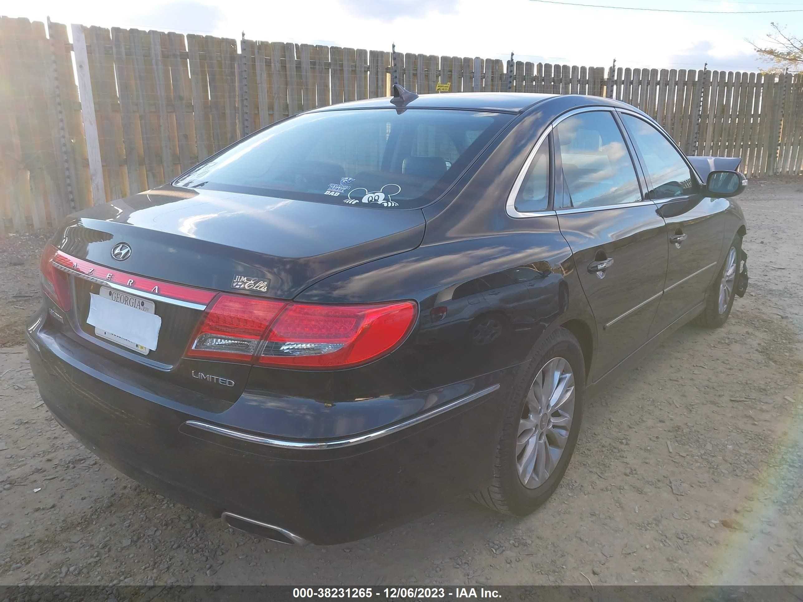 Photo 3 VIN: KMHFC4DF8BA536016 - HYUNDAI AZERA 