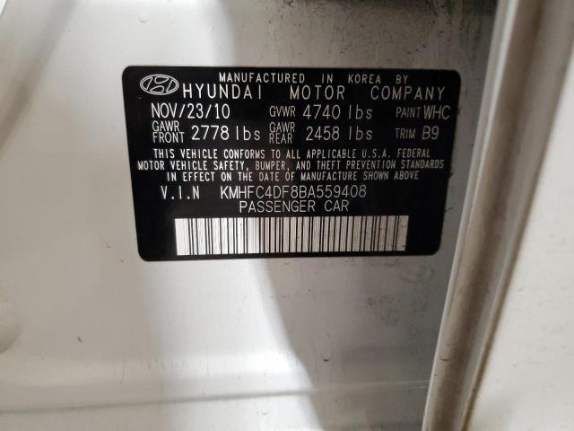 Photo 11 VIN: KMHFC4DF8BA559408 - HYUNDAI AZERA 