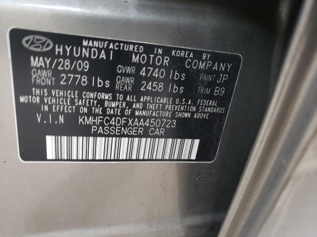 Photo 9 VIN: KMHFC4DFXAA450723 - HYUNDAI AZERA GLS 