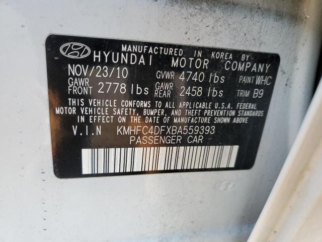 Photo 11 VIN: KMHFC4DFXBA559393 - HYUNDAI AZERA 