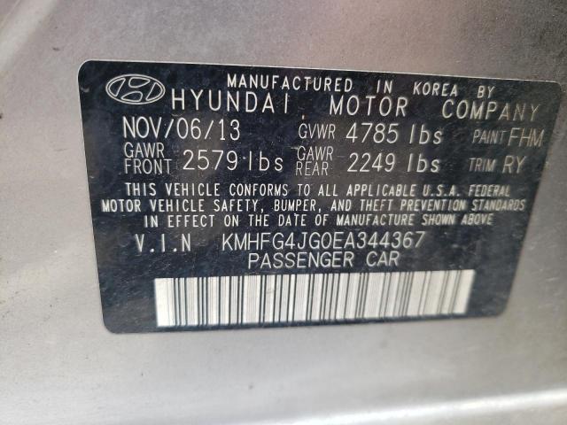 Photo 9 VIN: KMHFG4JG0EA344367 - HYUNDAI AZERA 