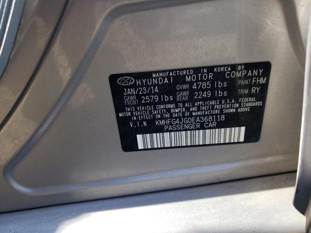 Photo 12 VIN: KMHFG4JG0EA368118 - HYUNDAI AZERA 