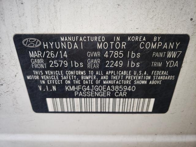 Photo 9 VIN: KMHFG4JG0EA385940 - HYUNDAI AZERA 