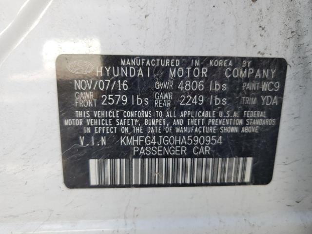 Photo 12 VIN: KMHFG4JG0HA590954 - HYUNDAI AZERA 