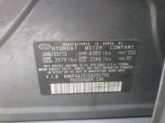 Photo 9 VIN: KMHFG4JG1DA250755 - HYUNDAI AZERA 