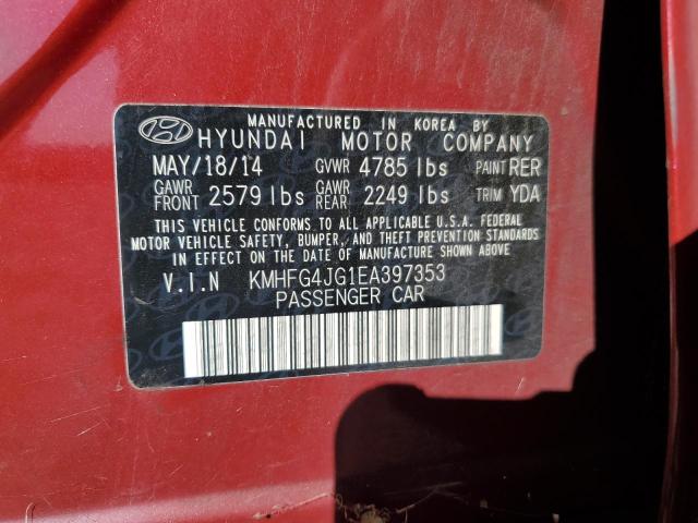 Photo 11 VIN: KMHFG4JG1EA397353 - HYUNDAI AZERA 