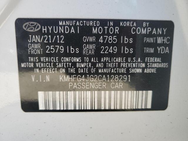 Photo 11 VIN: KMHFG4JG2CA128291 - HYUNDAI AZERA 