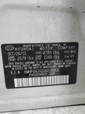 Photo 11 VIN: KMHFG4JG2DA218865 - HYUNDAI AZERA 