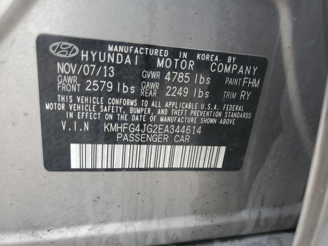 Photo 11 VIN: KMHFG4JG2EA344614 - HYUNDAI AZERA 