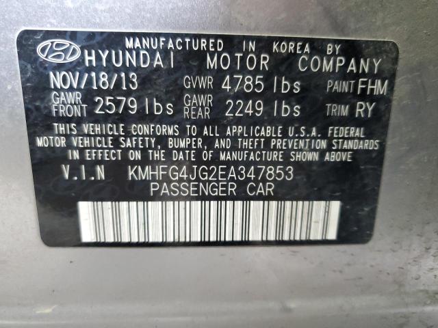 Photo 11 VIN: KMHFG4JG2EA347853 - HYUNDAI AZERA 