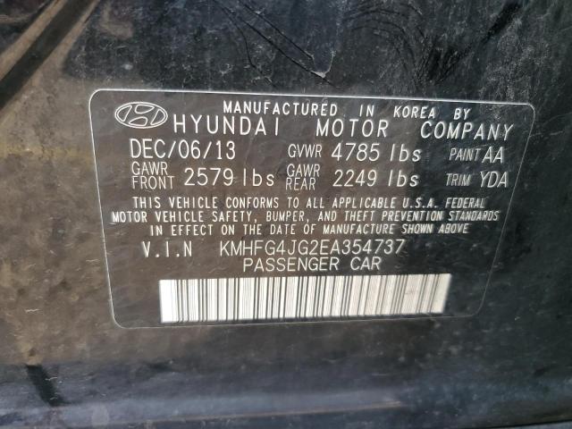 Photo 11 VIN: KMHFG4JG2EA354737 - HYUNDAI AZERA 