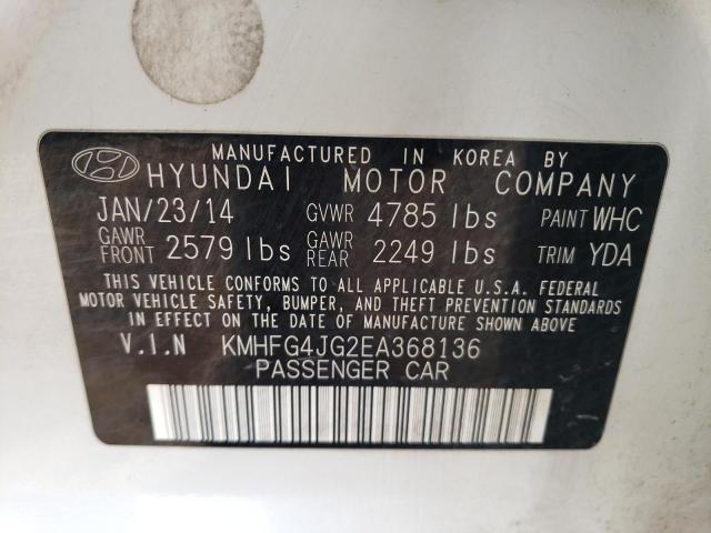 Photo 11 VIN: KMHFG4JG2EA368136 - HYUNDAI AZERA 