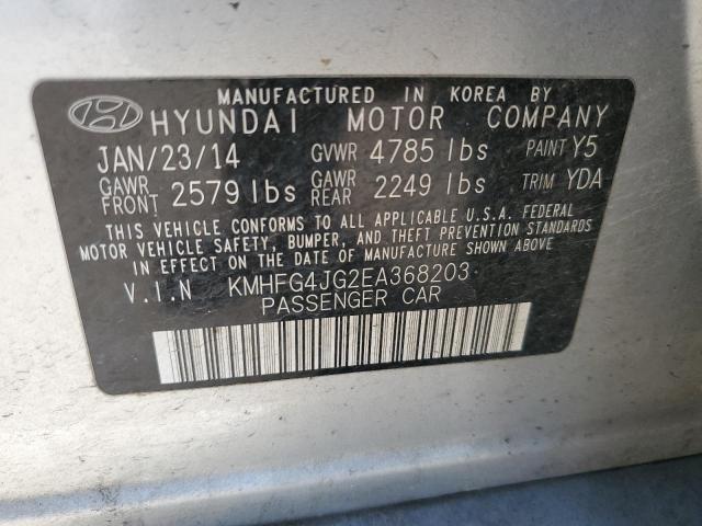 Photo 9 VIN: KMHFG4JG2EA368203 - HYUNDAI AZERA 