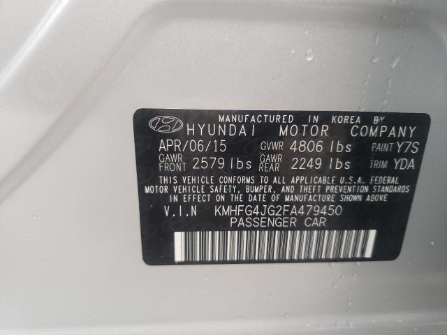 Photo 9 VIN: KMHFG4JG2FA479450 - HYUNDAI AZERA 