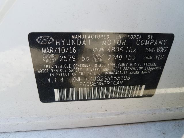 Photo 9 VIN: KMHFG4JG2GA555198 - HYUNDAI AZERA 