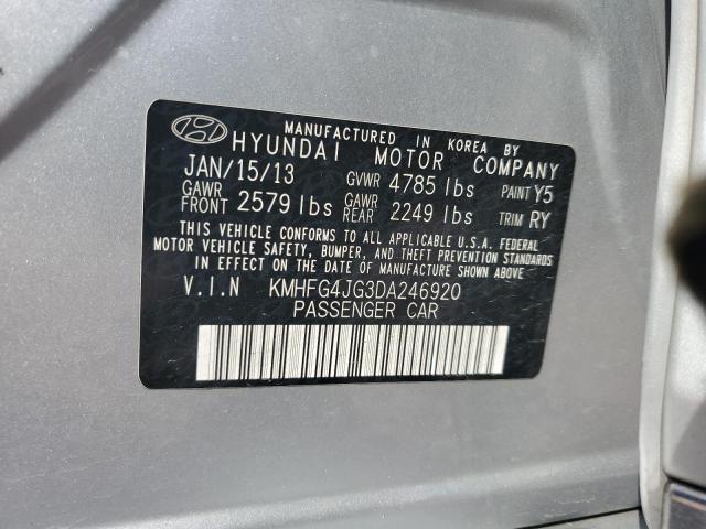 Photo 11 VIN: KMHFG4JG3DA246920 - HYUNDAI AZERA 