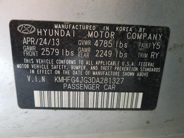 Photo 9 VIN: KMHFG4JG3DA281327 - HYUNDAI AZERA 