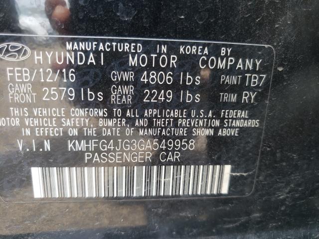 Photo 9 VIN: KMHFG4JG3GA549958 - HYUNDAI AZERA 