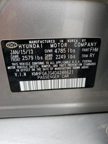 Photo 11 VIN: KMHFG4JG4DA246621 - HYUNDAI AZERA 