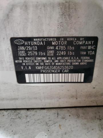 Photo 11 VIN: KMHFG4JG4DA253620 - HYUNDAI AZERA 