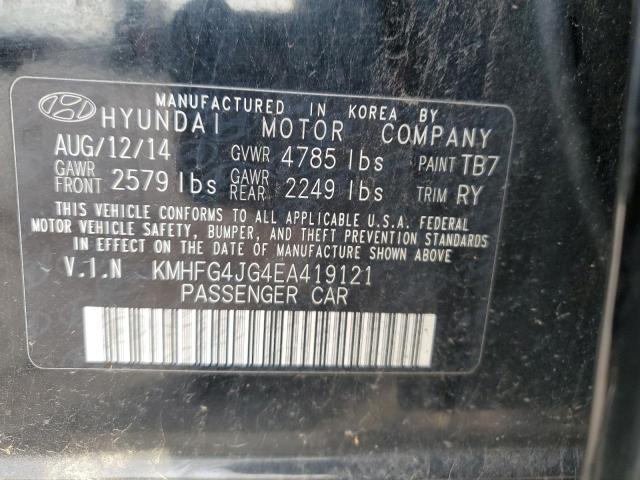 Photo 11 VIN: KMHFG4JG4EA419121 - HYUNDAI AZERA 