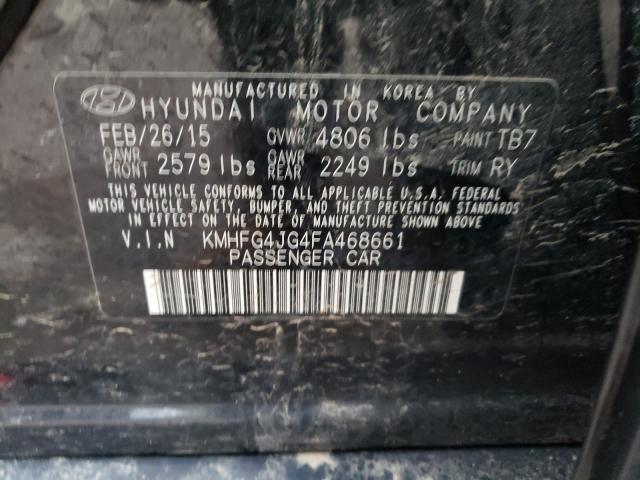 Photo 9 VIN: KMHFG4JG4FA468661 - HYUNDAI AZERA 