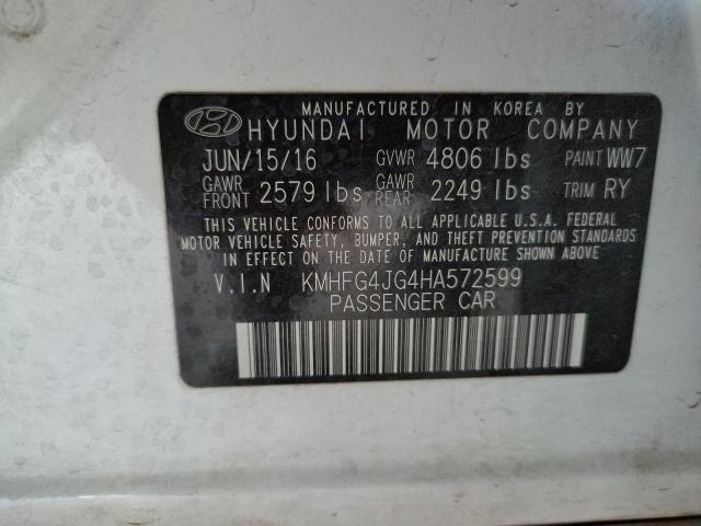 Photo 11 VIN: KMHFG4JG4HA572599 - HYUNDAI AZERA 