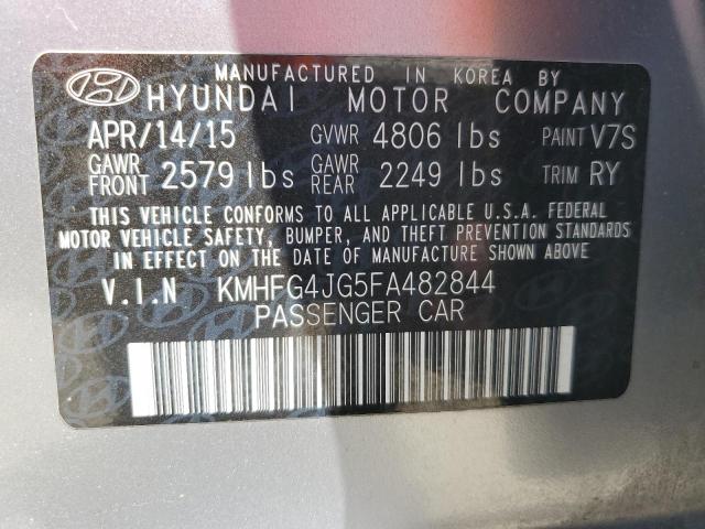 Photo 12 VIN: KMHFG4JG5FA482844 - HYUNDAI AZERA 