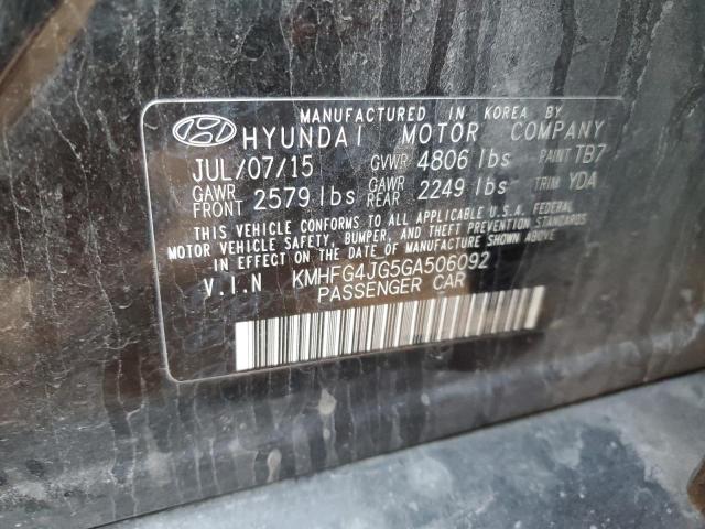 Photo 11 VIN: KMHFG4JG5GA506092 - HYUNDAI AZERA 