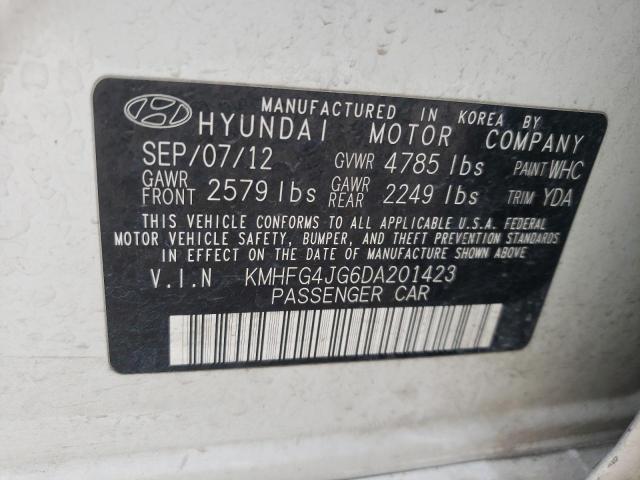 Photo 9 VIN: KMHFG4JG6DA201423 - HYUNDAI AZERA 